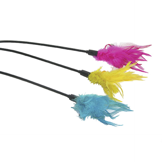 Love Story Brinquedo para Gato Espanador com Plumas 60 cm