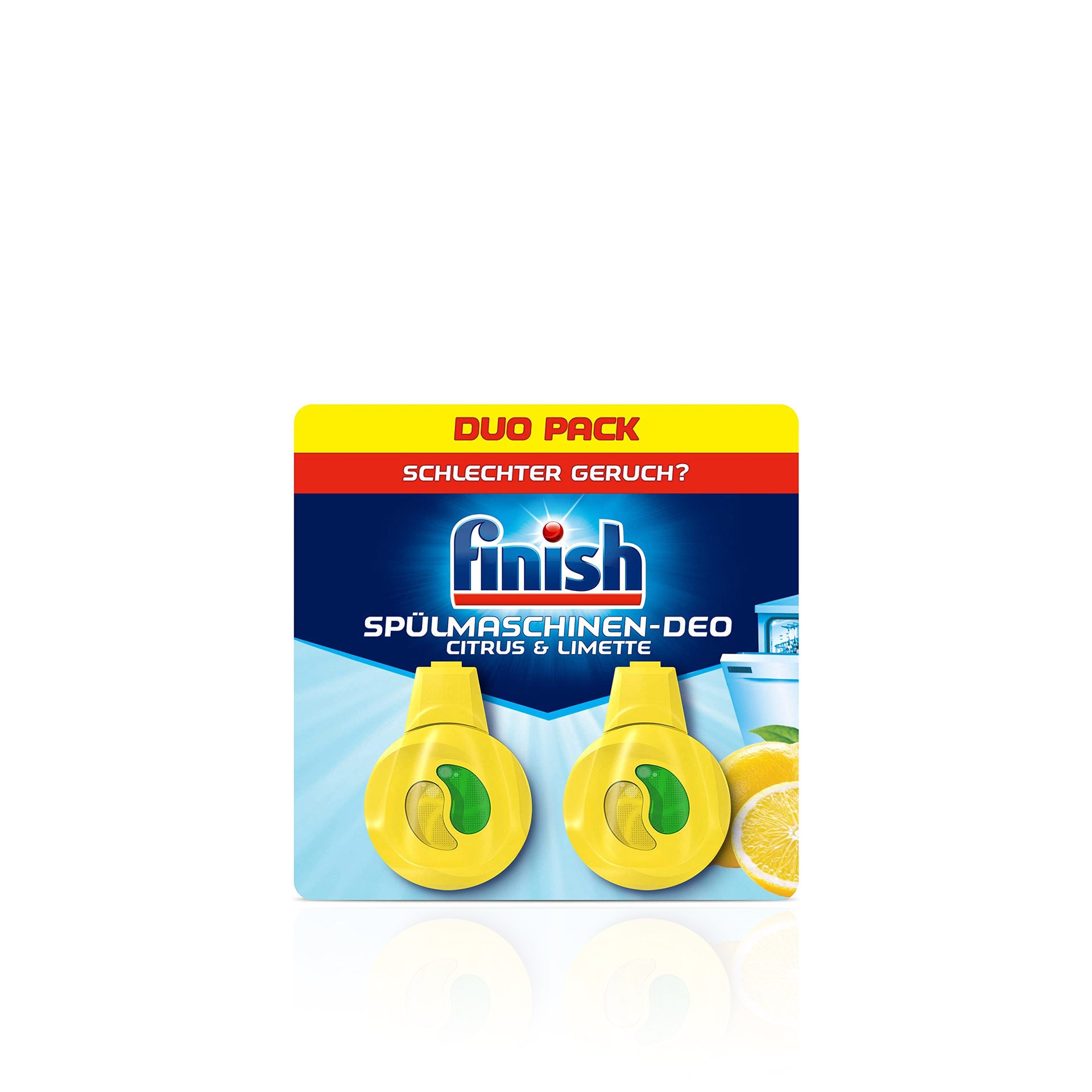 Finish Ambientador Duo Limón 2x ​​4 ml