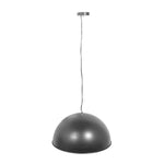 Candeeiro de Teto Cinza Interior Branco "Cinema" D40 cm