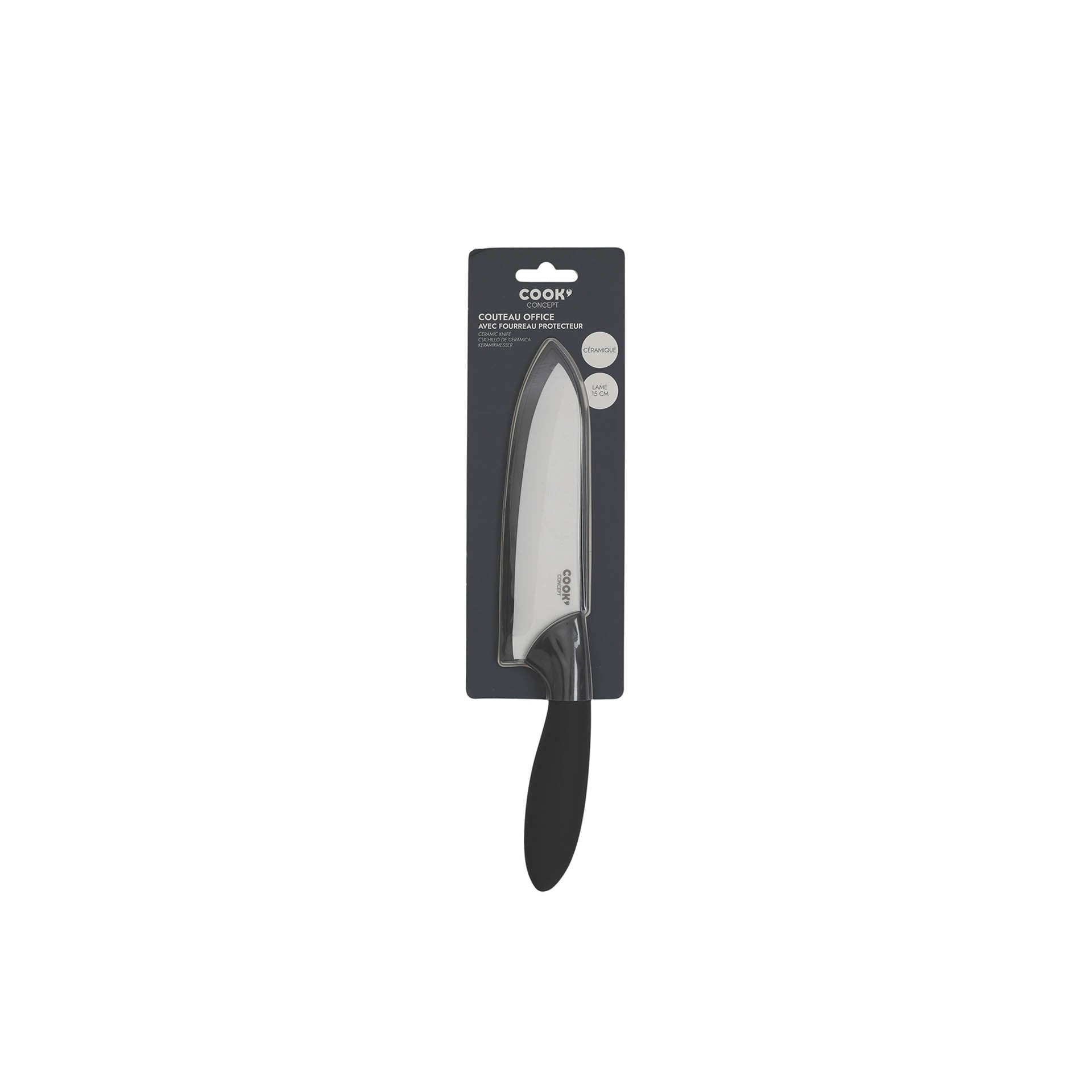 Cuchillo Cerámico 15 cm con Funda Protectora