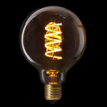 Lâmpada Led Espiral G95 E27 125 Lumens Âmbar 2W=40W