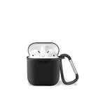 Caja para AirPods 4 Accesorios con Mosquetón Negro