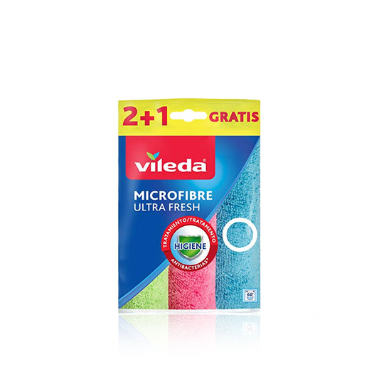 Vileda Pano Microfibra Ultrafresh 2+1 un