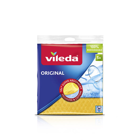 Vileda Pano Esponja Biodegradável 5 un