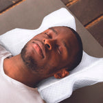 Almohada ergonómica con forma de puente de espuma viscoelástica