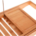 Prateleira para Banheira em Bambu