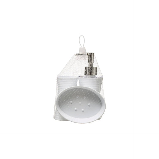 HKH Conjunto 3 Acessórios WC Branco