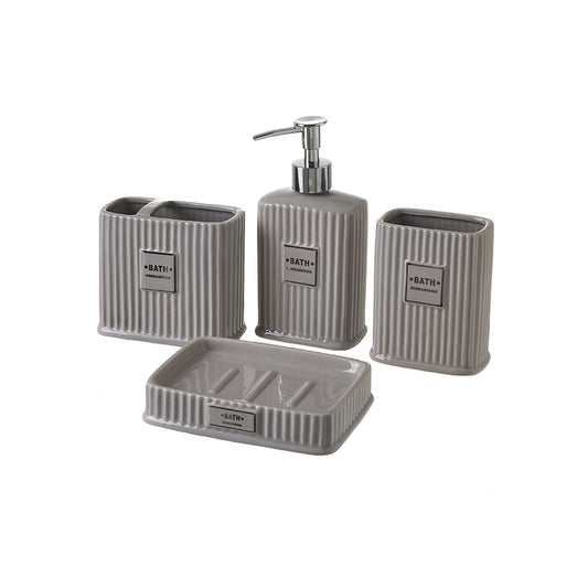 HKH Conjunto WC em Cerâmica Cinza
