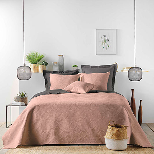HKH Colcha de Cama Romane Rosa