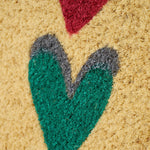 Tapete de entrada rectangular HKH Colorhearts