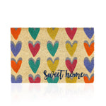 Tapete de entrada rectangular HKH Colorhearts