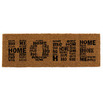 HKH Tapete de Entrada Rectangular Words