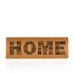 HKH Tapete de Entrada Rectangular Words