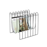 HKH Porta-Revistas Metal Preto
