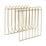HKH Porta-Revistas Metal Dourado