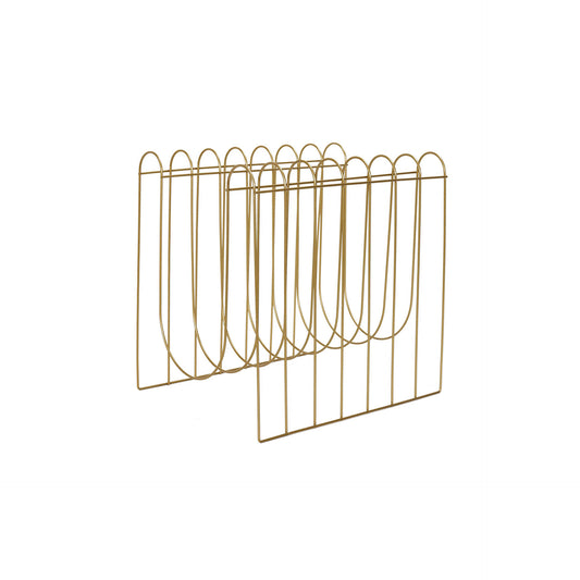 HKH Porta-Revistas Metal Dourado