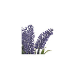 HKH Lata de florero de lavanda de planta artificial