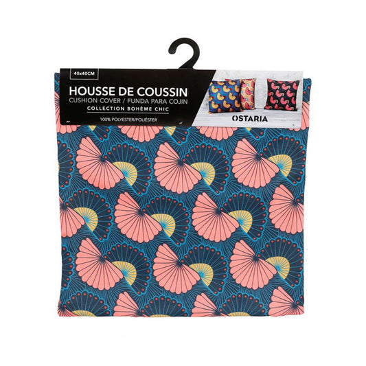 HKH Capa de Almofada Decorativa Quadrada Rosa Douala