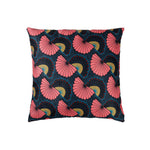HKH Funda Cojín Decorativo Cuadrado Douala Rosa