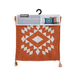 HKH Capa de Almofada Decorativa Quadrada Salmão Losange