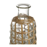 Jarra decorativa de vidrio con efecto de paja HKH