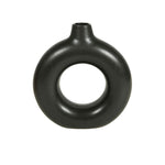 HKH Vaso Cerâmica "Circle" Preto