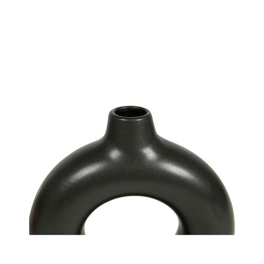 HKH Vaso Cerâmica "Circle" Preto
