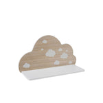 Estante de nube de madera natural HKH