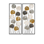 HKH Panel decorativo de metal 35 x 90 cm
