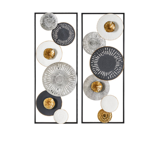 HKH Panel decorativo de metal 35 x 90 cm