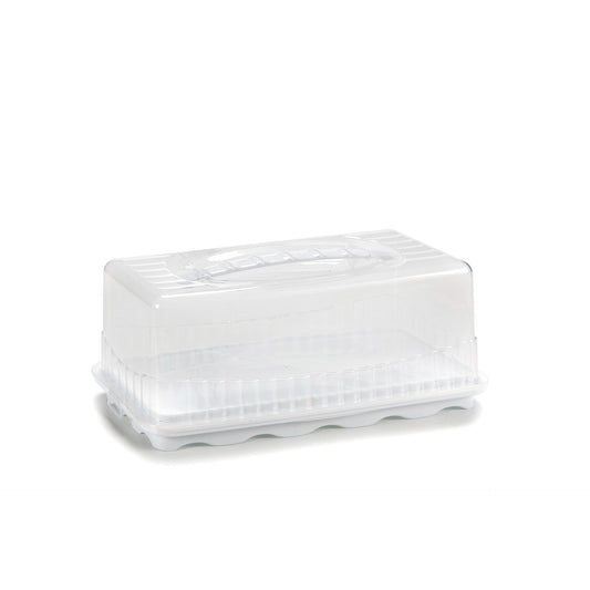 Tarteira Rectangular Plástico Branca 16,5 x 15 x 35 cm