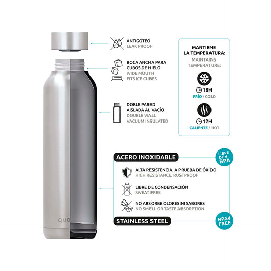 Garrafa Térmica Solid Lime 510 ml