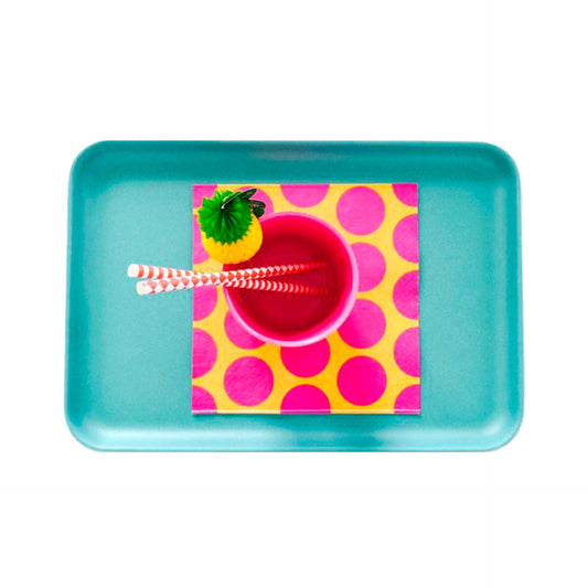 Ekobo Tabuleiro Turquesa 32 cm
