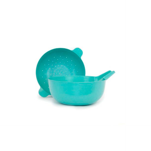 Ekobo Taça + Escorredor Turquesa