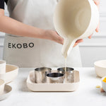 Ekobo Taça + Escorredor Branco