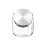 Frasco Vidro  Bomboneira Tampa Inox 2,1 L