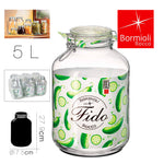 Fido Botella Hermética Cristal 5 L
