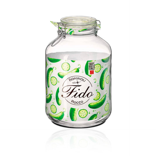 Fido Frasco Hermético Vidro 5 L