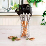 Quid Set 5 Utensílios Cozinha com Cesto Baobab