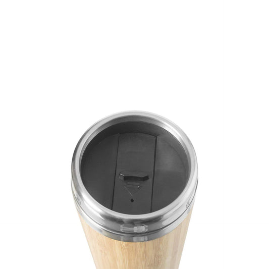 HKH Copo Isotérmico Bambu Inox 0,38 LL