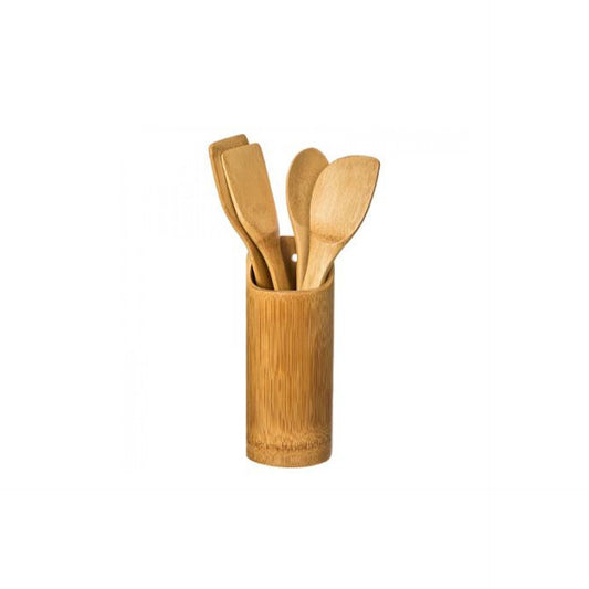 HKH Conjunto de 4 Utensílios de Cozinha com Suporte