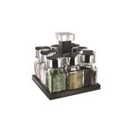 Soporte cuadrado HKH con 8 tarros de especias