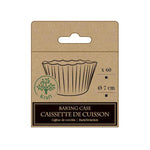 HKH Moldes para Muffins Papel Kraft Ecológico 60 un