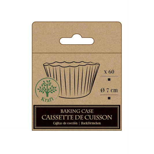 HKH Formas Muffin Papel Kraft Eco 60 un