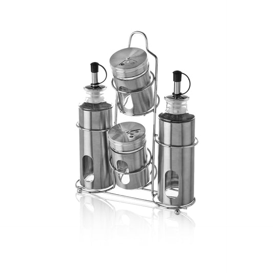 HKH Galheteiro 4 Peças Inox