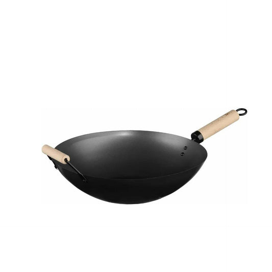 HKH Wok com Cabo Madeira 35 cm