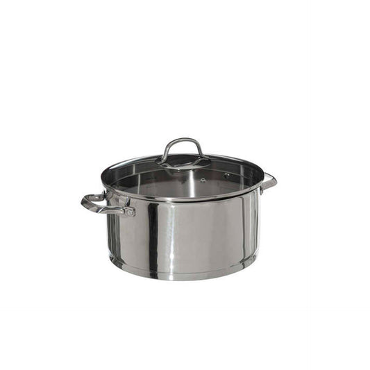 HKH Panela Resilience em Inox com Tampa em Vidro 24 cm
