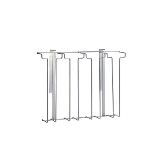 Suporte para Copos Aço Inox 25,5 x 7 x 35,5 cm