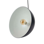 Plafón Negro Interior Blanco "Cinema" D40 cm