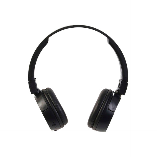 Auscultadores Pretos sem Fios Dobráveis Bluetooth